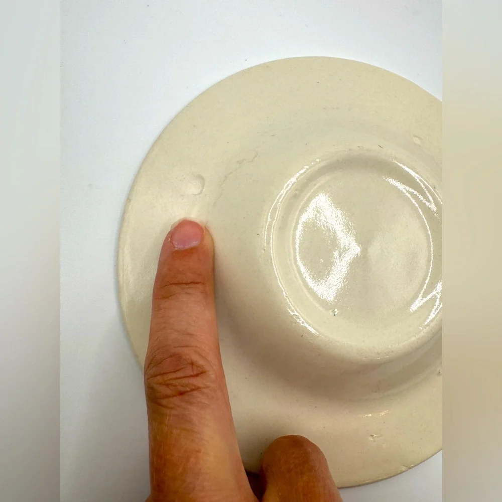 Vintage 1960’s Coors beer ceramic ashtray dish